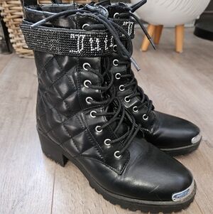 Juicy Couture Combat Style Boots 6.5